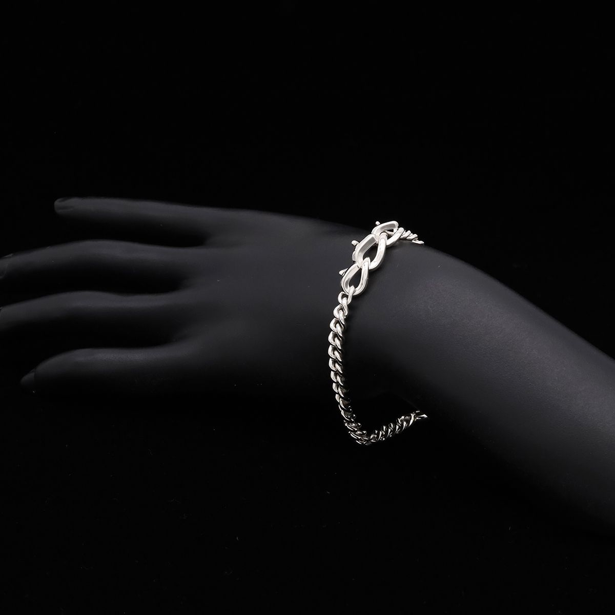 Tiffany & Co Forge Link Bracelet Chain Silver — view 5
