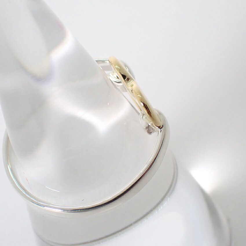 Tiffany & Co 925/750 Open Heart Ring — view 8