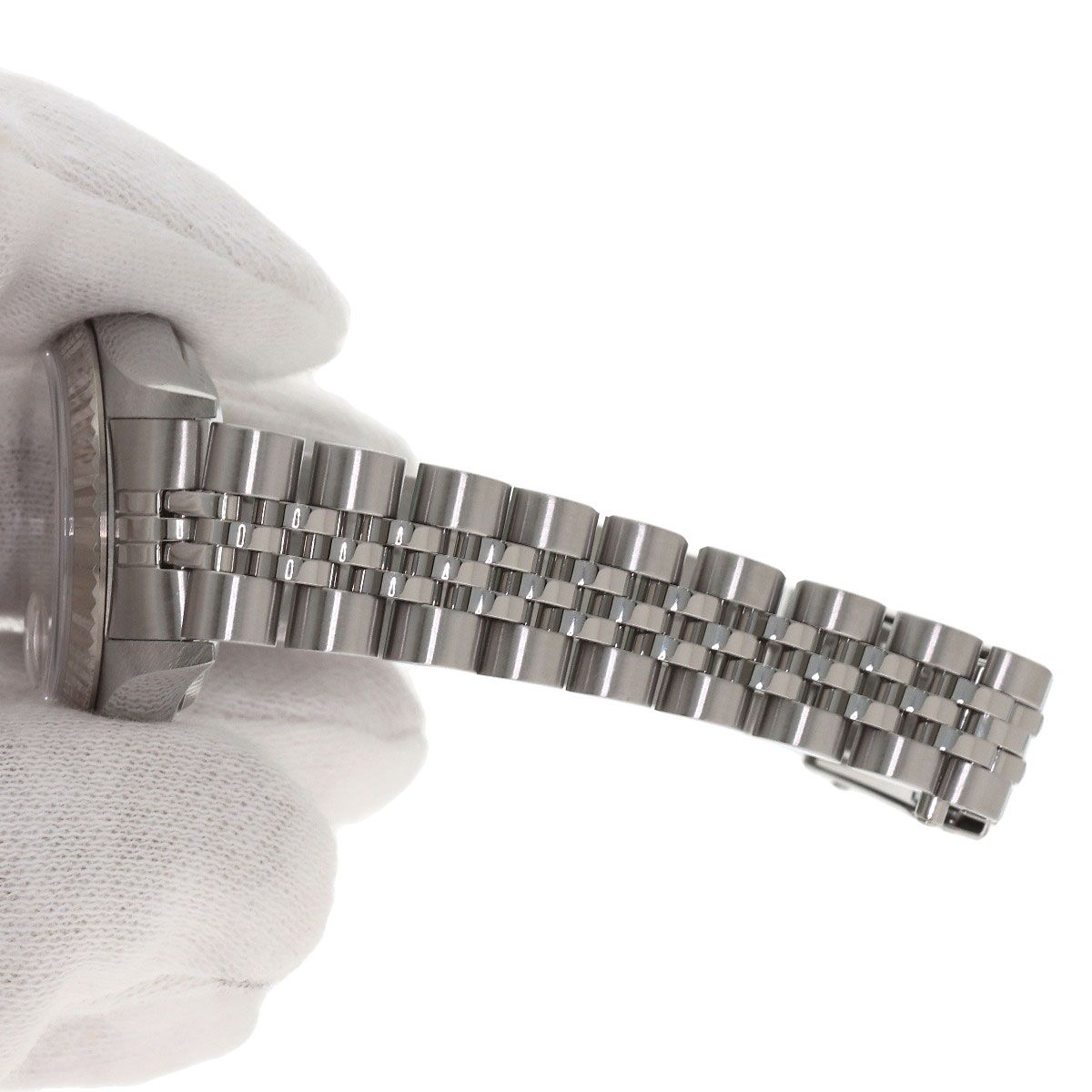 Rolex Datejust Diamond Watch SS White Gold — view 8
