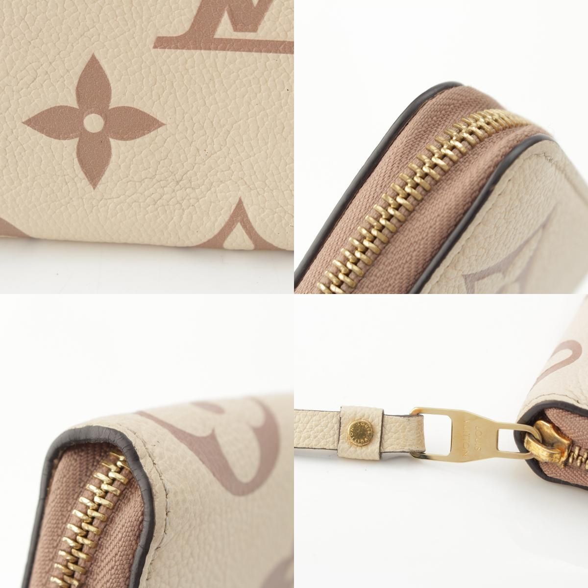 Louis Vuitton Zippy Wallet Monogram Empreinte Ivory — view 8