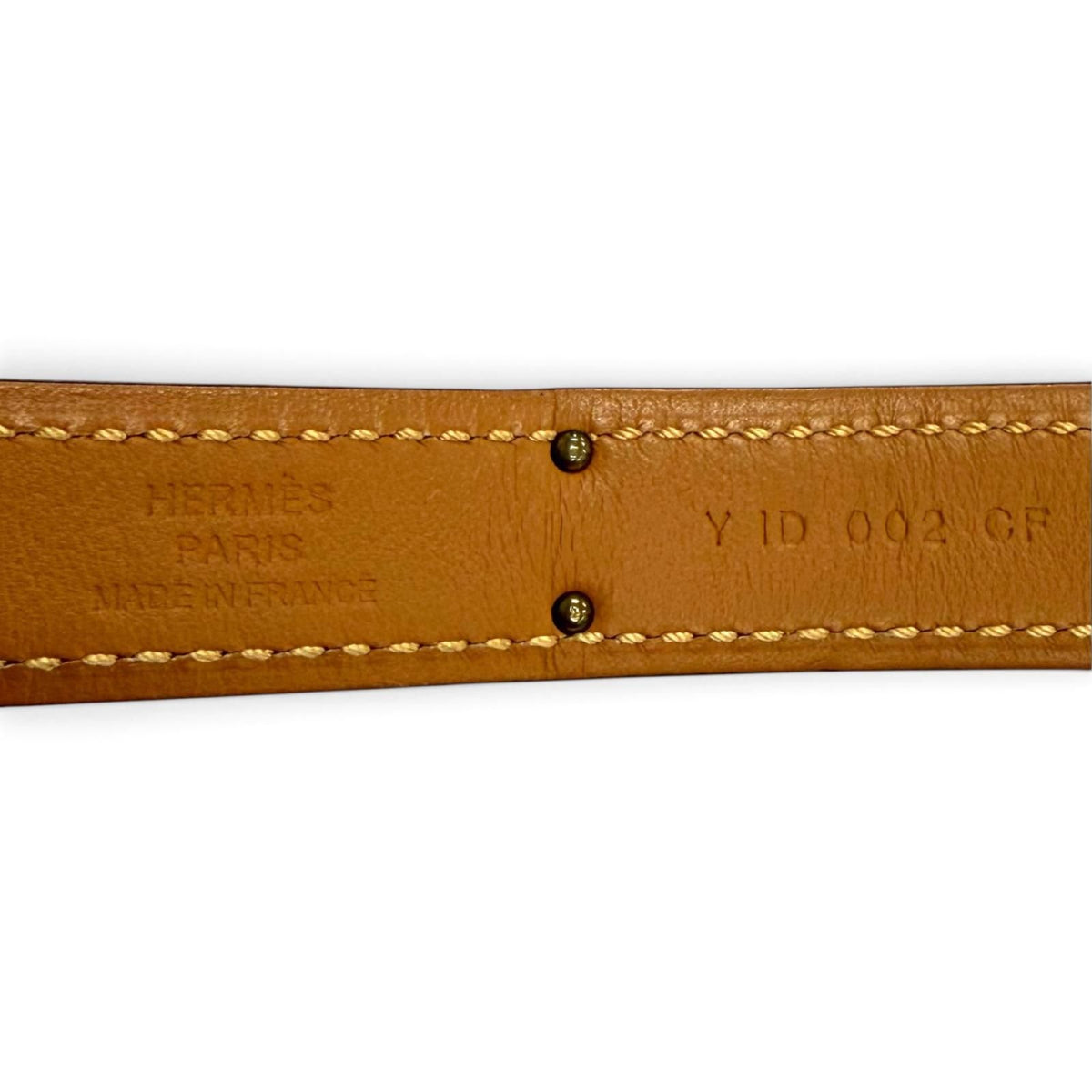 Hermes Belt Kelly Veau Epsom Gold Pink — view 8