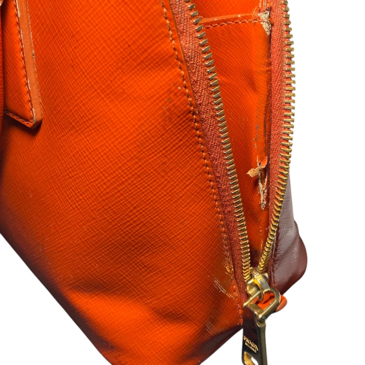 Prada Promenade Handbag Patent Leather — view 8