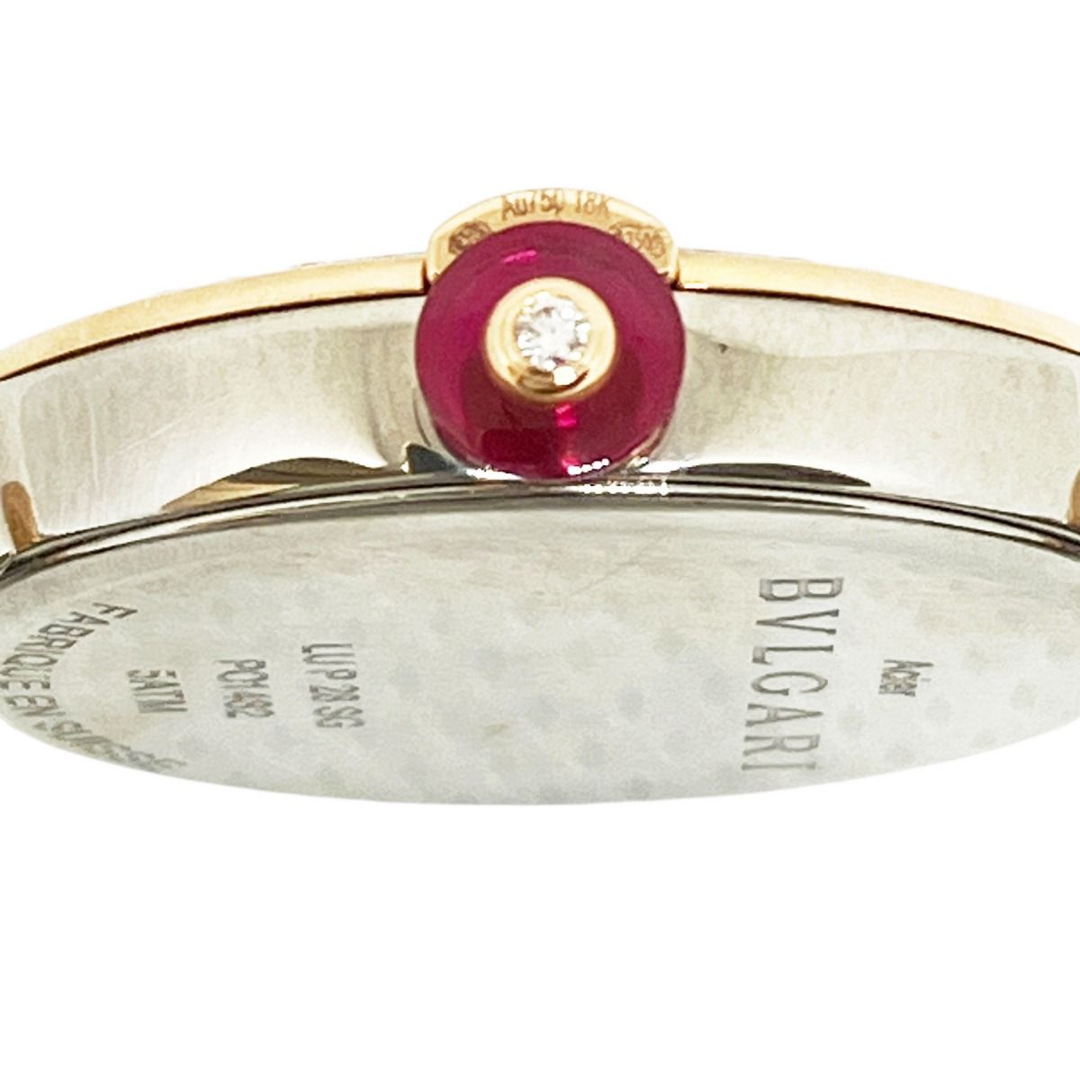 Bvlgari Lucea Tubogas Diamond Watch SS Quartz White Dial — view 8