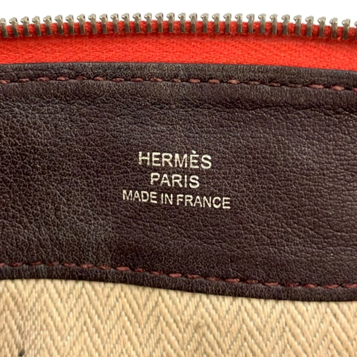 Hermes Pouch Rose Azalea — view 5