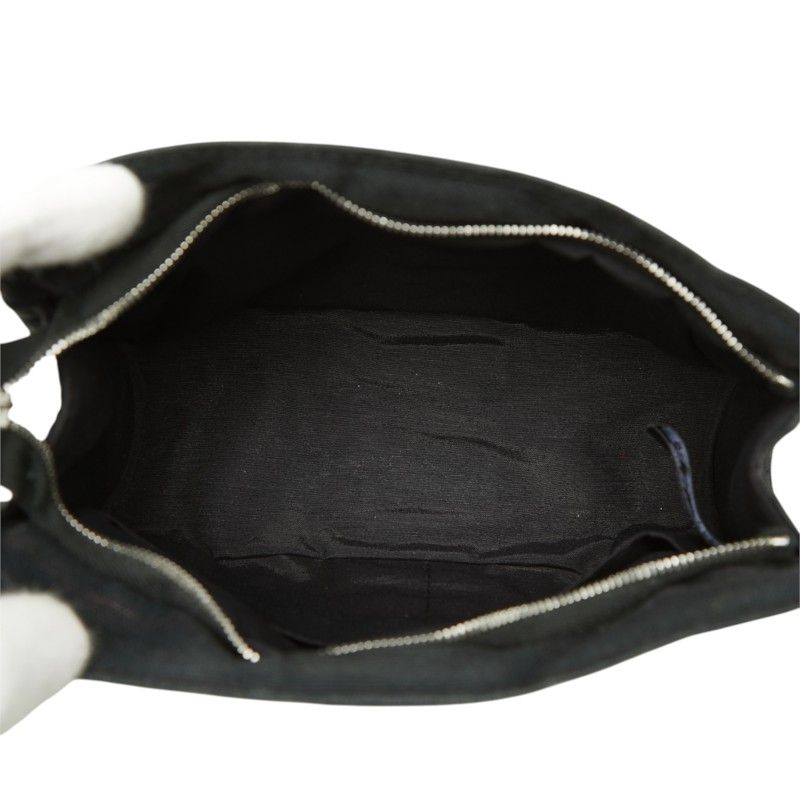 Hermes Deauville Pouch Case Black Cotton — view 8