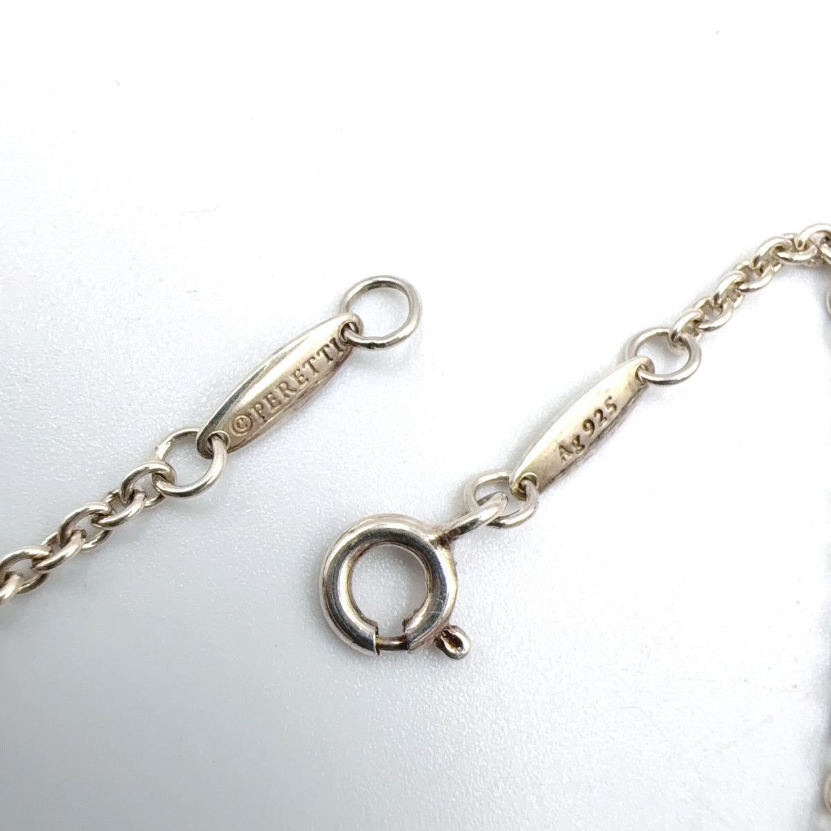 Tiffany & Co Open Heart Silver Bracelet — view 8