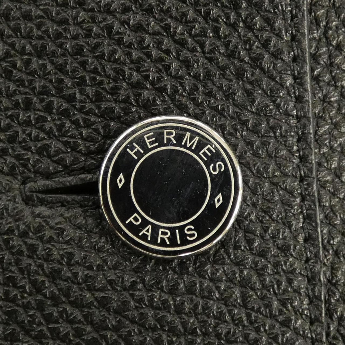 Hermes Clou de Selle Leather Jacket — view 7
