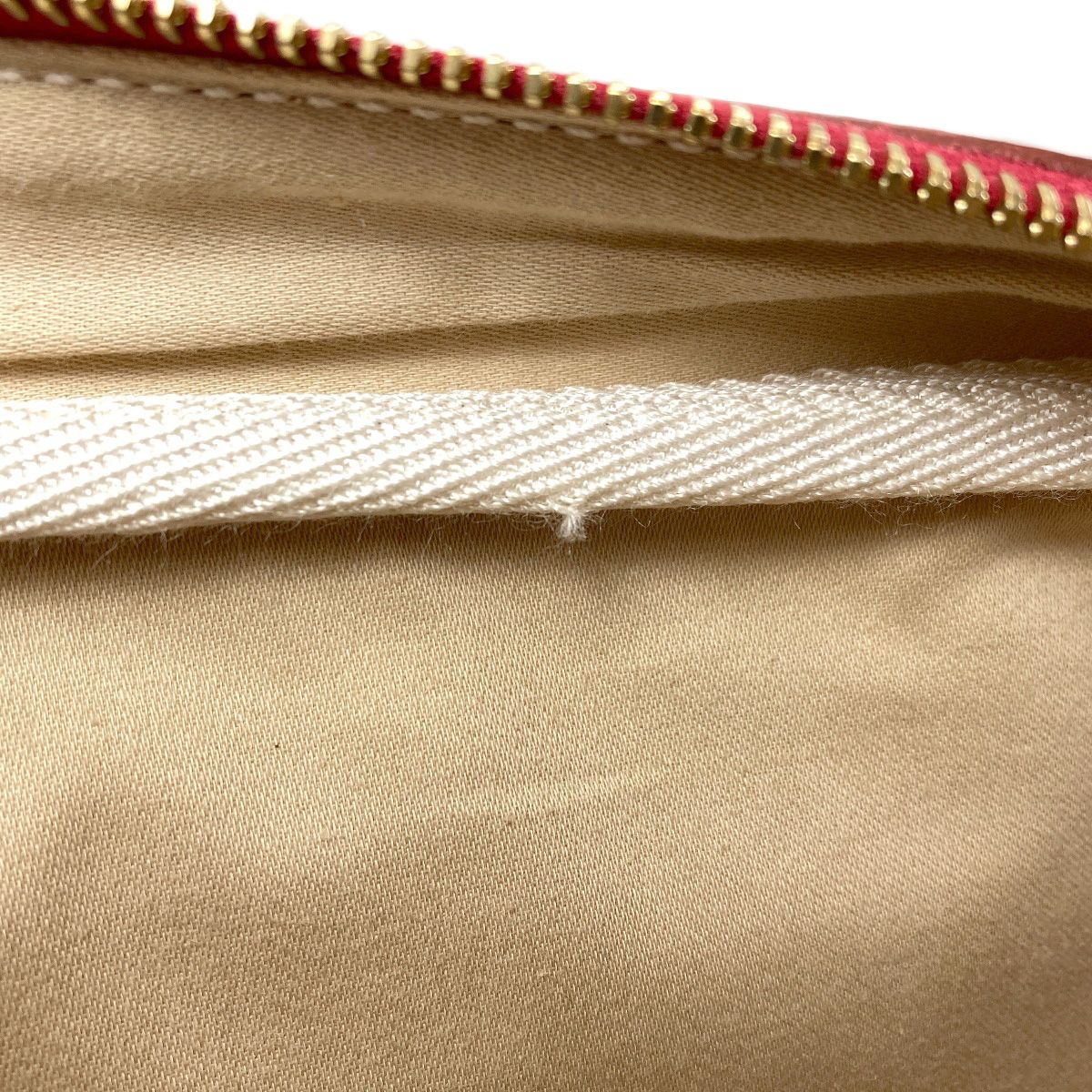 Hermes Victoria Gold Shoulder Bag Toile Leather — view 8