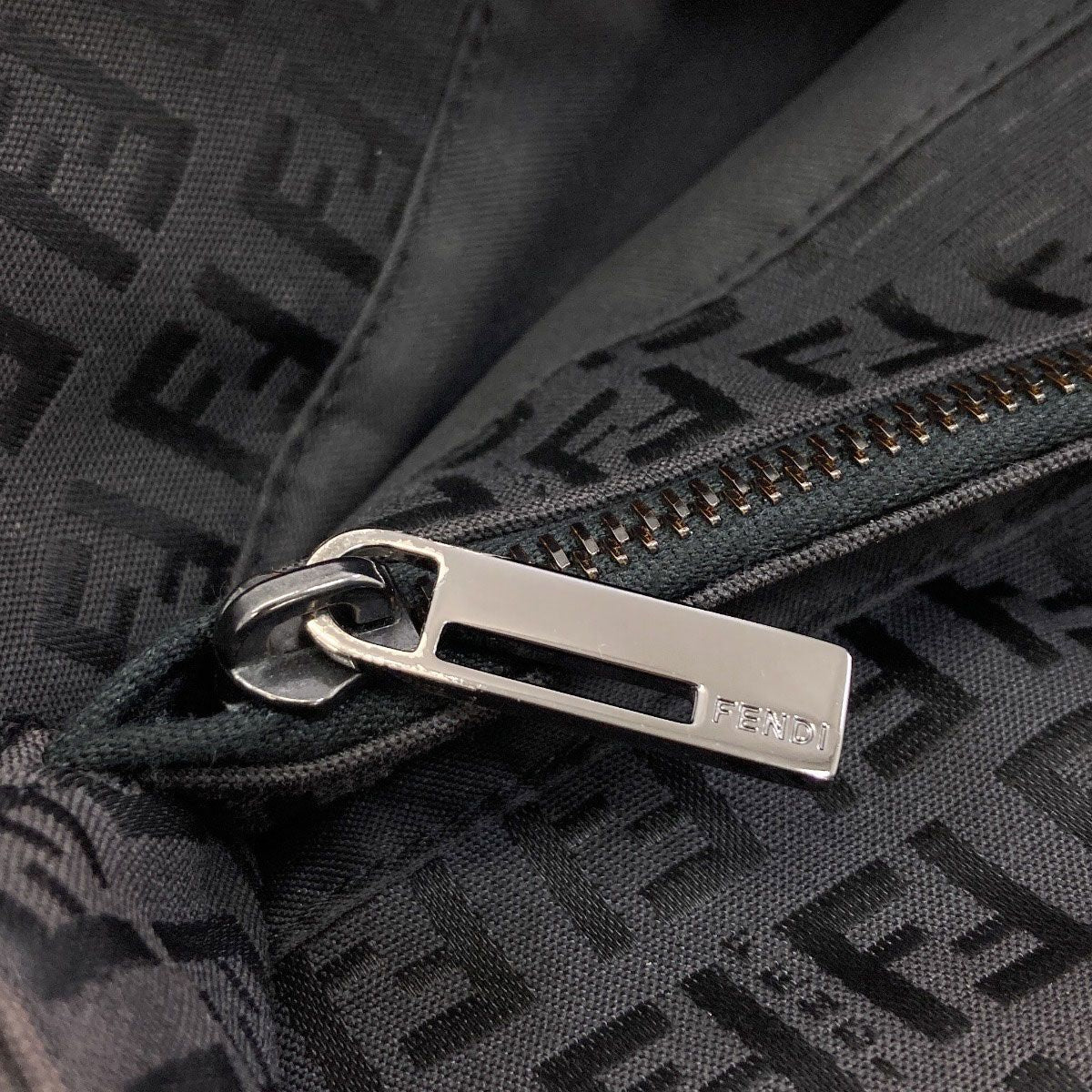 Fendi Zucchino Handbag Canvas — view 8