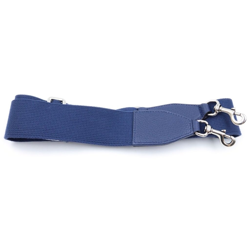Gucci Jumbo GG Messenger Shoulder Bag Clutch Navy Leather — view 8