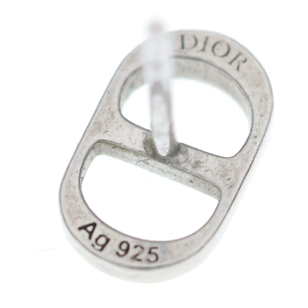 Dior Icon CD Logo Two-tone Stud Earrings Metal Gold Silver — view 6