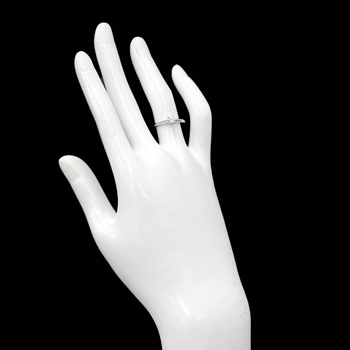 Cartier Solitaire Diamond 48 Ring Platinum — view 8