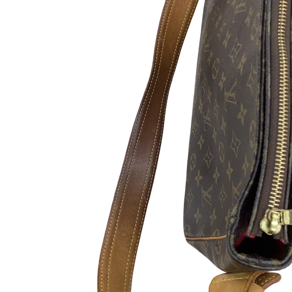 Louis Vuitton Monogram Viva-Cite GM Shoulder Bag Brown — view 8