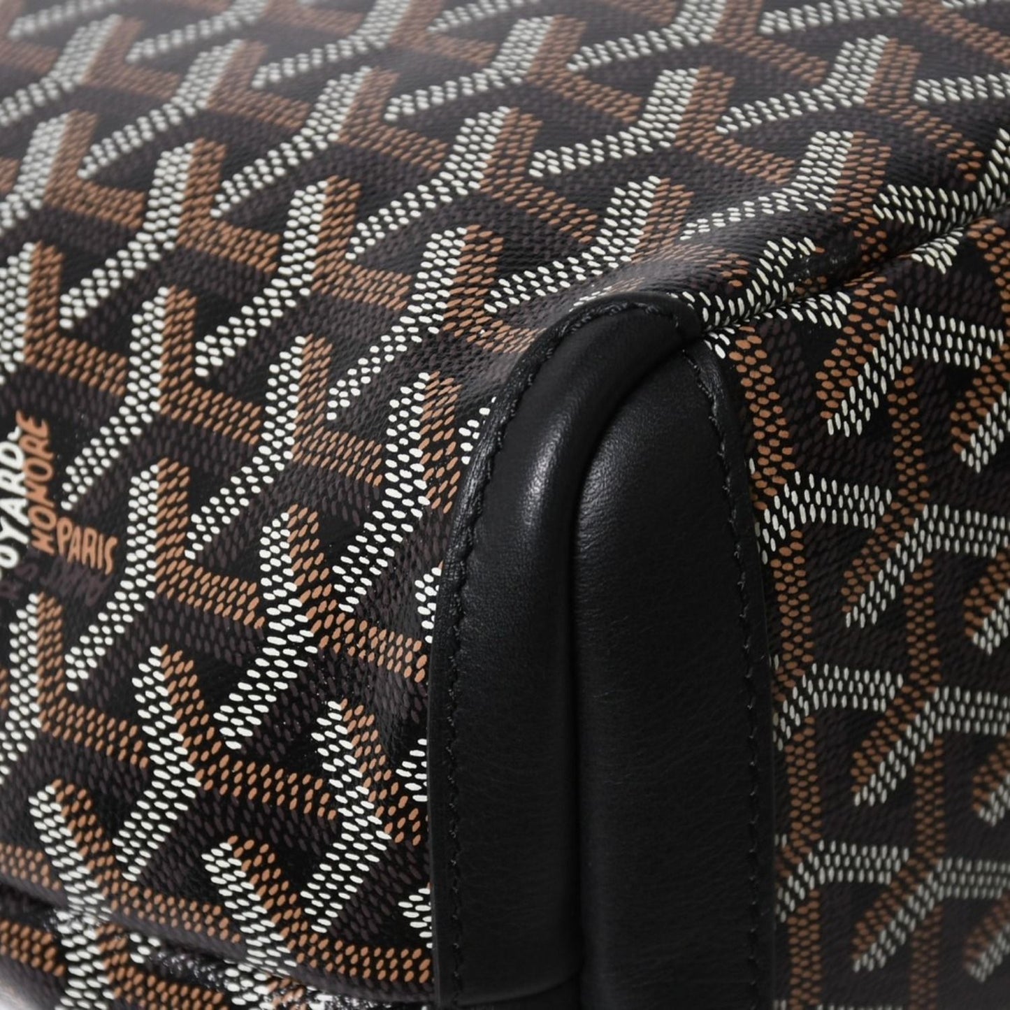 Goyard Artois MM Tote Leather Black — view 8