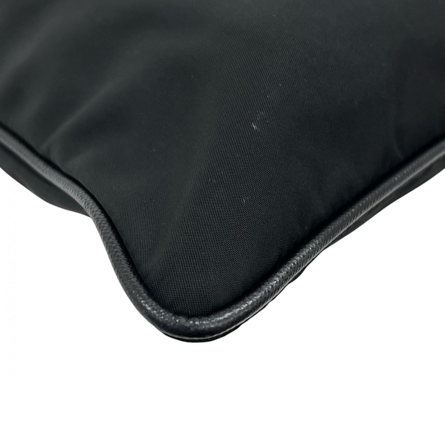 Prada Shoulder Bag Nylon Black Triangle Logo — view 8