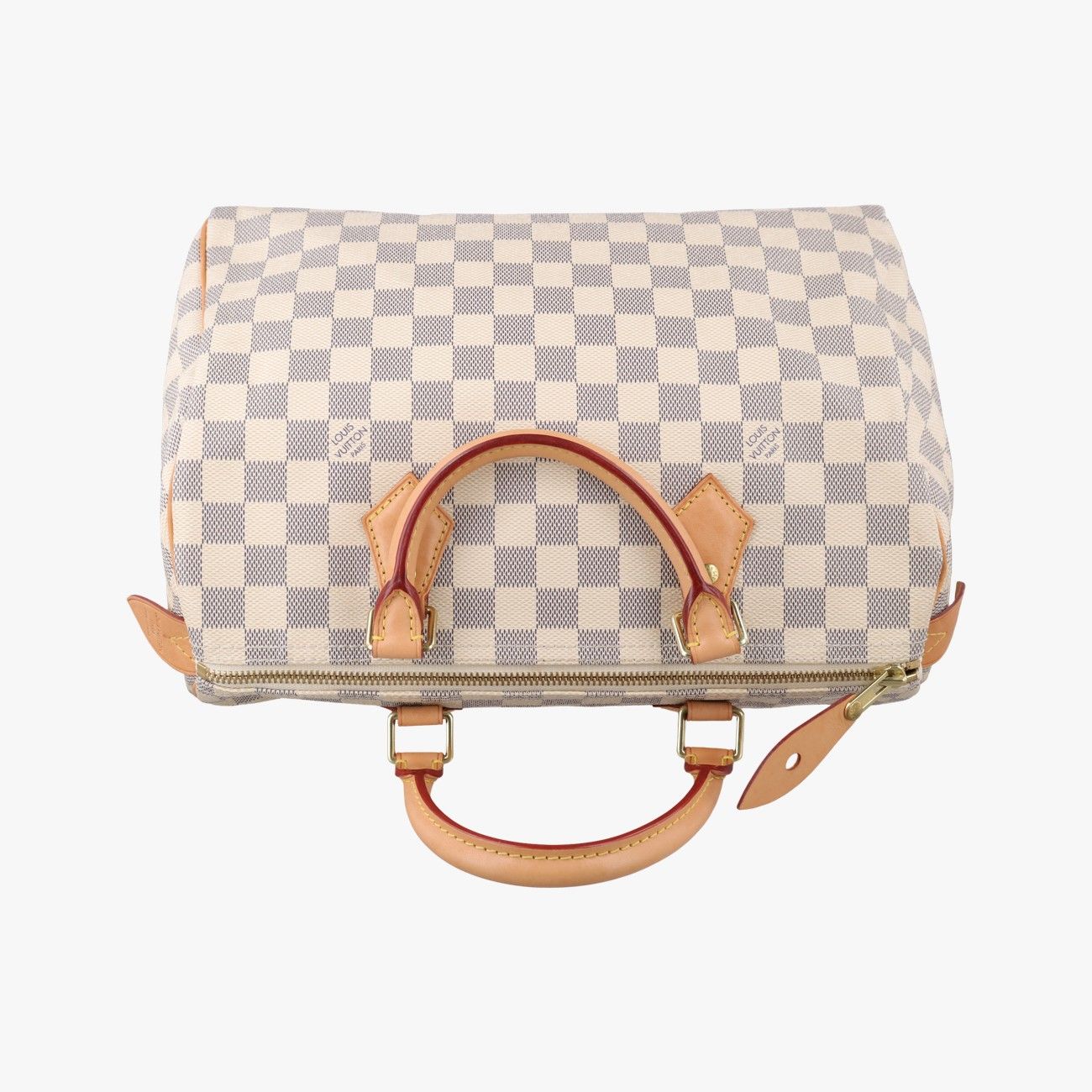 Louis Vuitton Speedy 30 Azur Damier Canvas Handbag — view 8