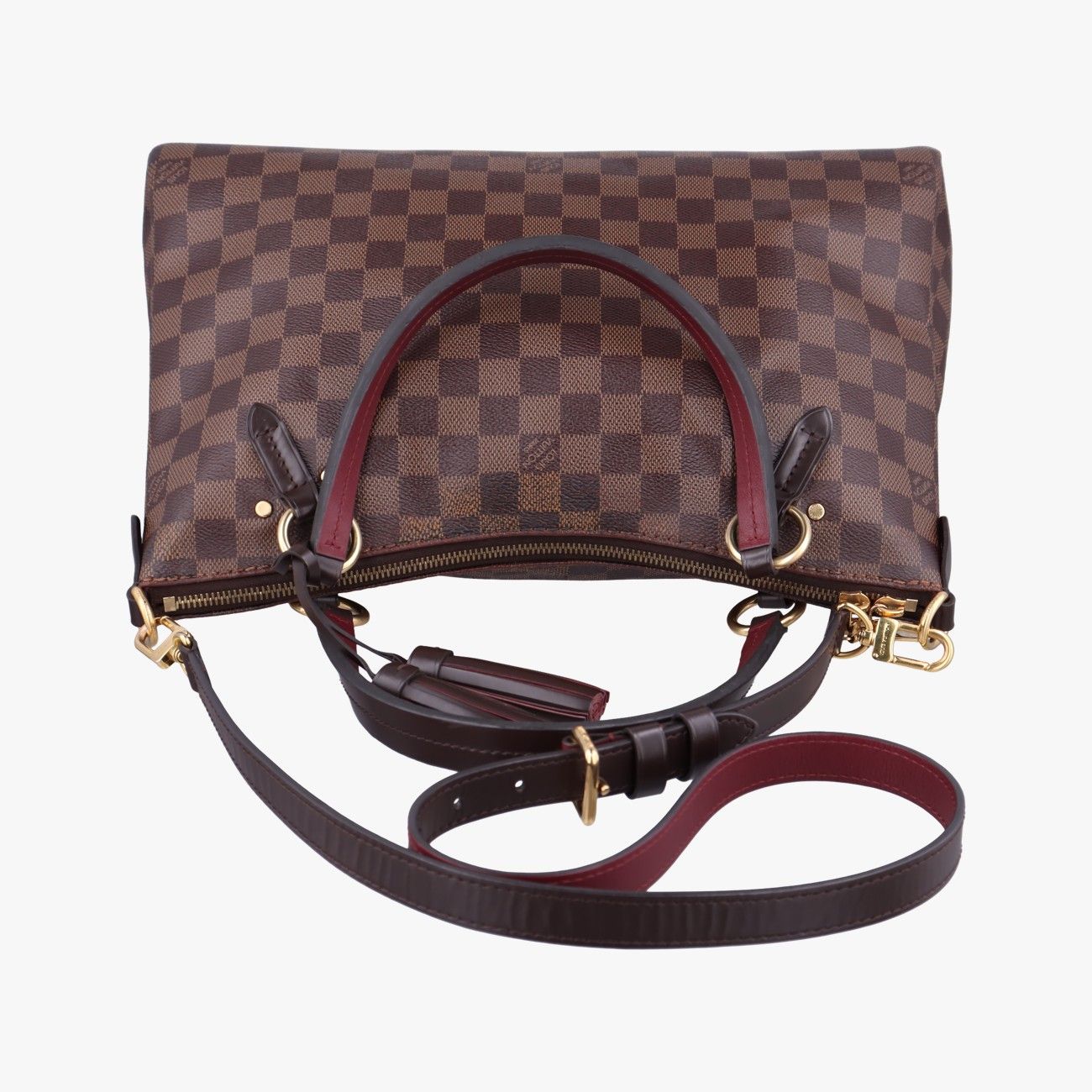Louis Vuitton Lymington Ebene Damier Canvas Shoulder Bag — view 8