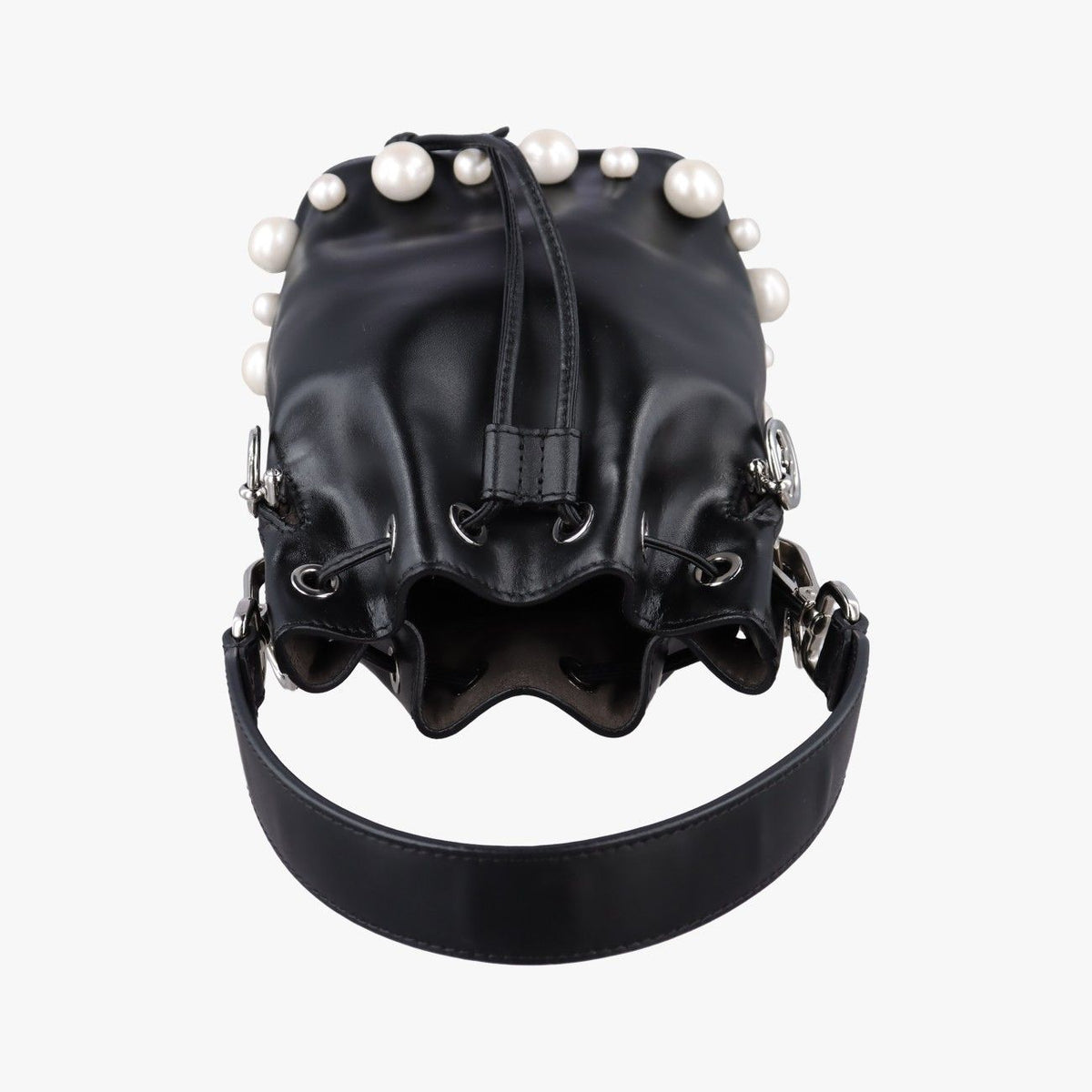Fendi Mini Mon Tresor Black Shoulder Bag — view 8