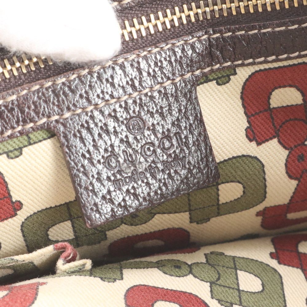 Gucci GG Canvas Leather Tote — view 8