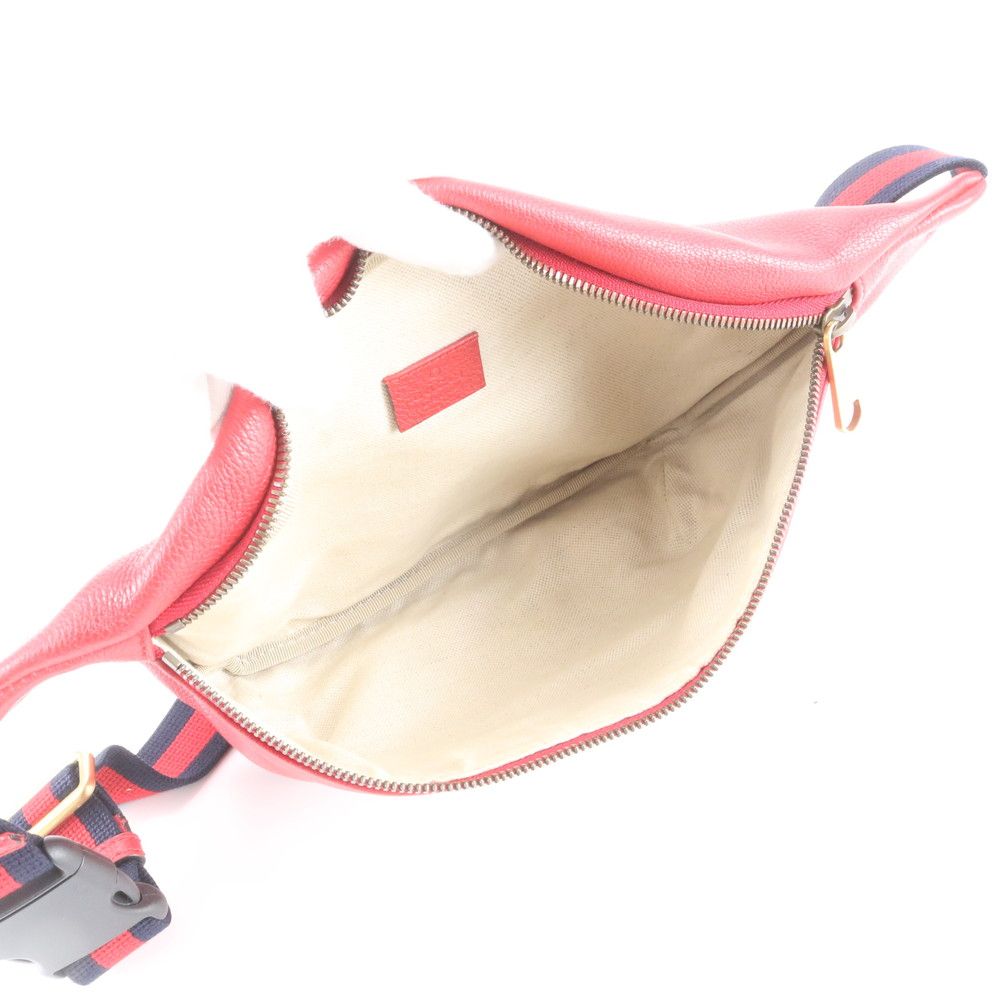 Gucci Leather 2-Way Belt Bag Crossbody Body Waist Pouch — view 8