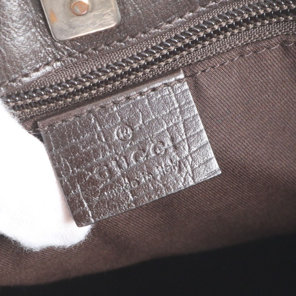 Gucci GG Supreme Leather Tote Shoulder Business Document — view 8