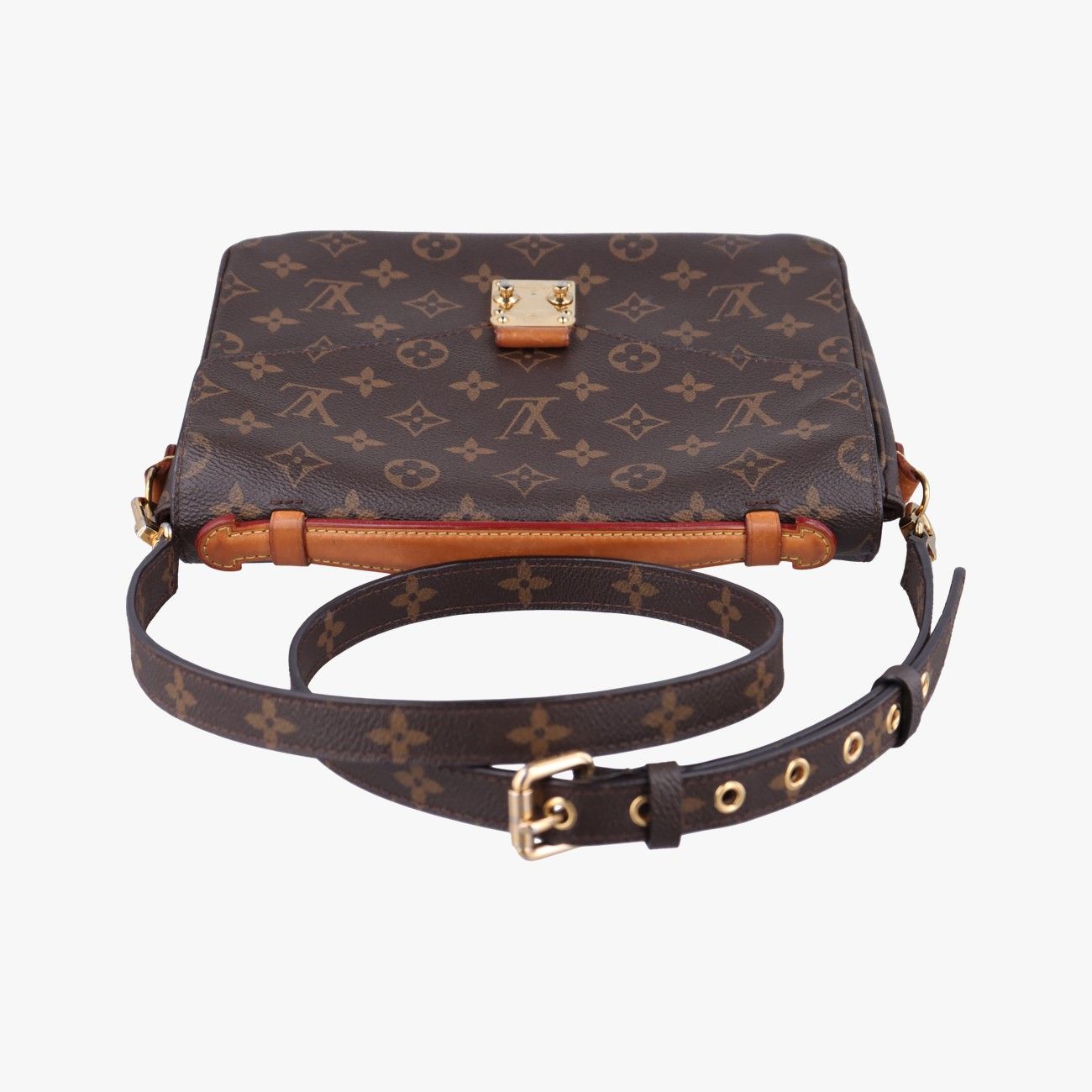 Louis Vuitton Pochette Metis MM Monogram Brown Canvas Handbag — view 8