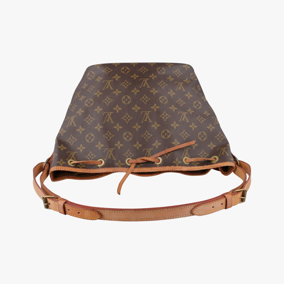 Louis Vuitton Noe Monogram Brown Canvas Bucket Bag — view 8