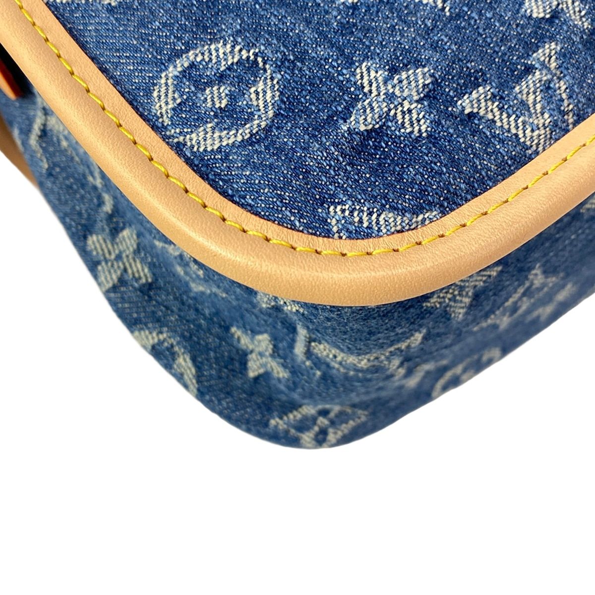 Louis Vuitton Shoulder Bag Monogram Denim Diane Blue — view 8