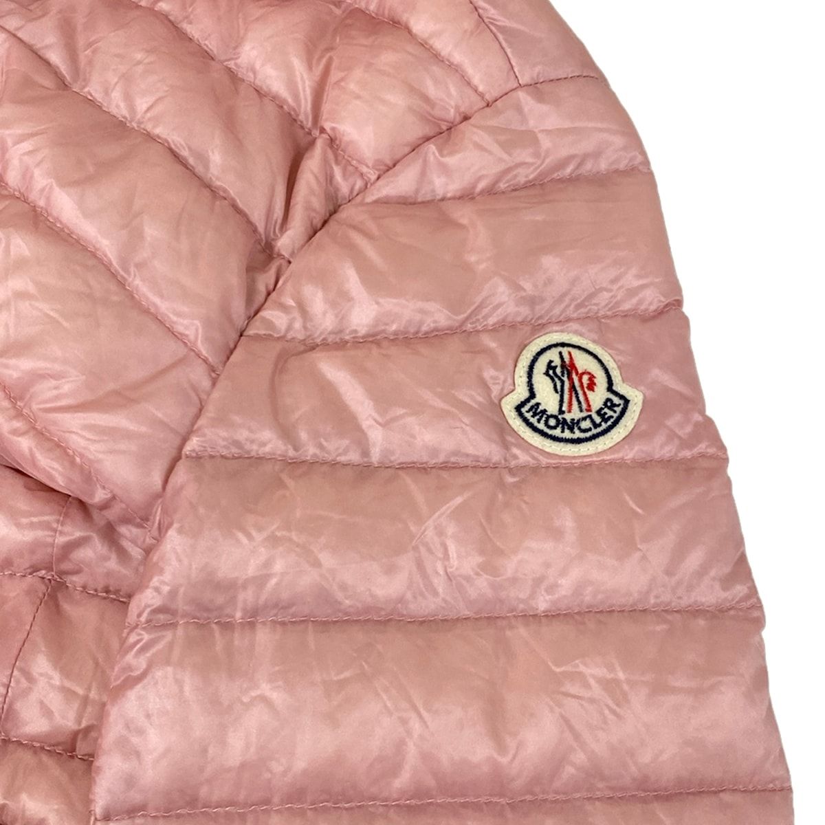 Moncler Down Coat S Barbel Barbell Pink Long Sleeve — view 8