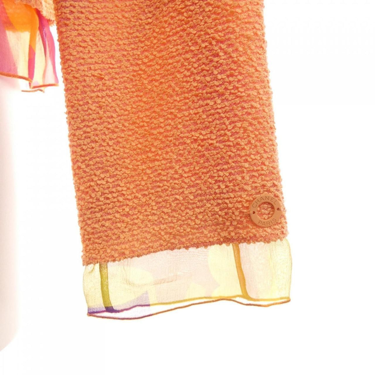 Chanel Vintage Jacket Orange — view 6