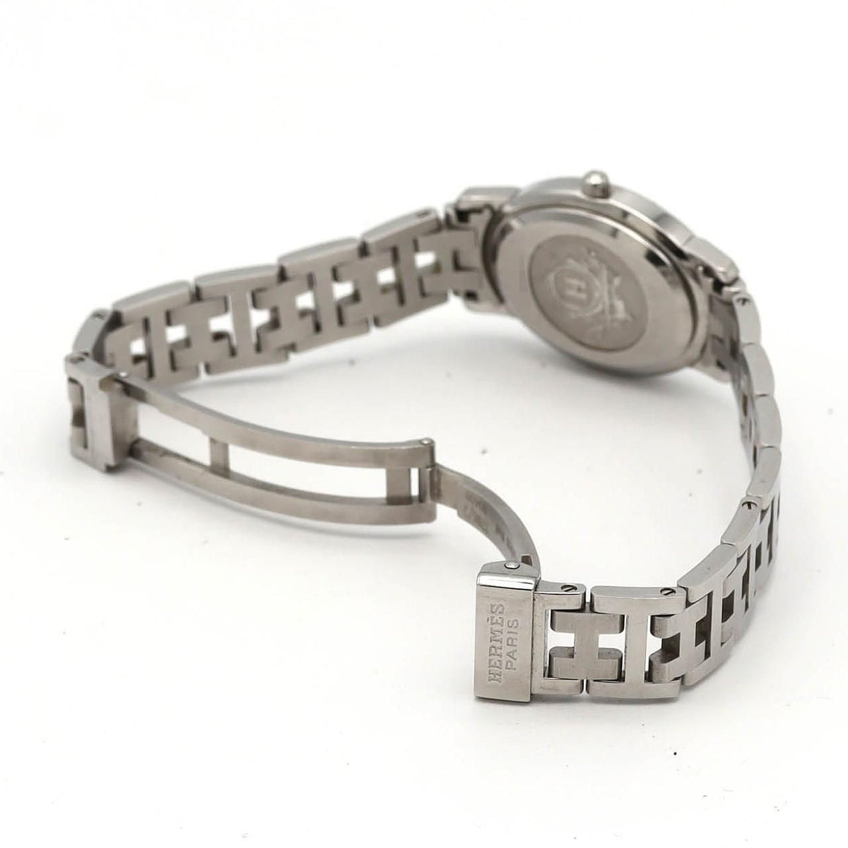 Hermes Clipper Oval SS Quartz Watch — view 6