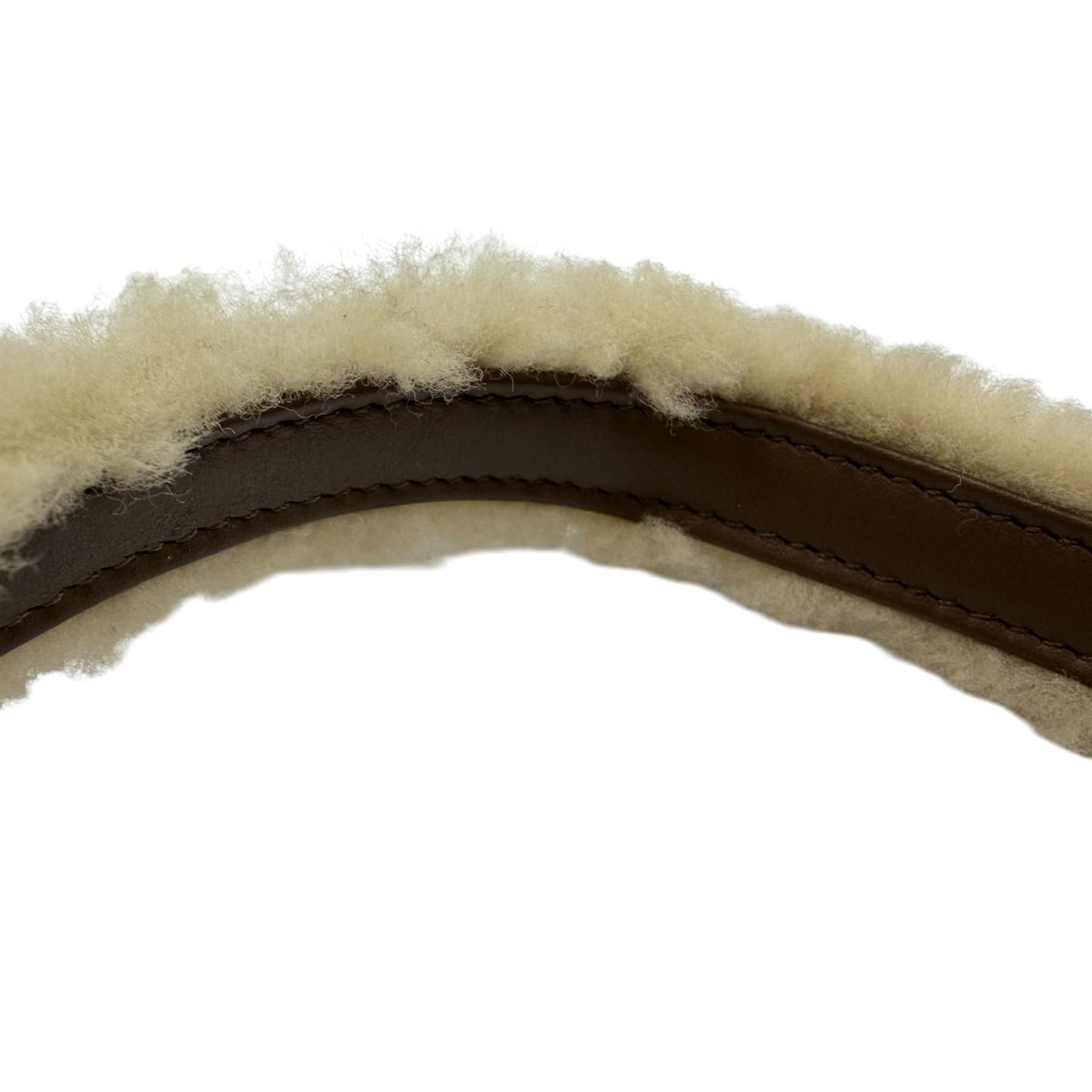 Saint Laurent Paris le 5 7 Mini Hobo Fleece Handbag Shearling Suede Leather — view 8