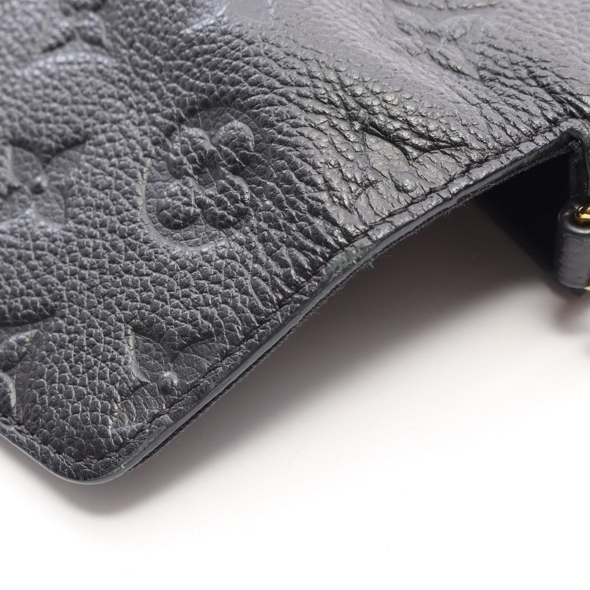 Louis Vuitton Shoulder Bag Pochette Felicie Noir Leather — view 8