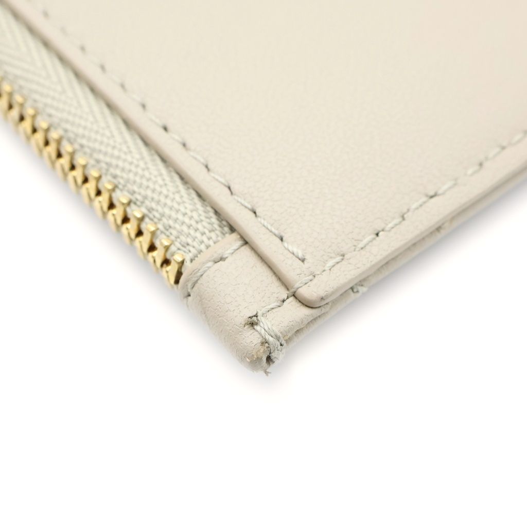 Dior Cannage Fragment Card Case Beige — view 6