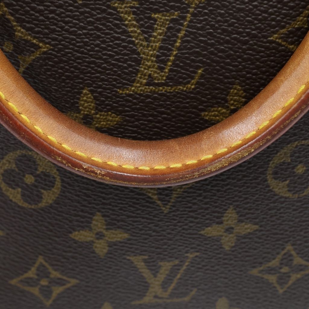Louis Vuitton Monogram Alma PM Handbag Brown Leather Gold — view 8