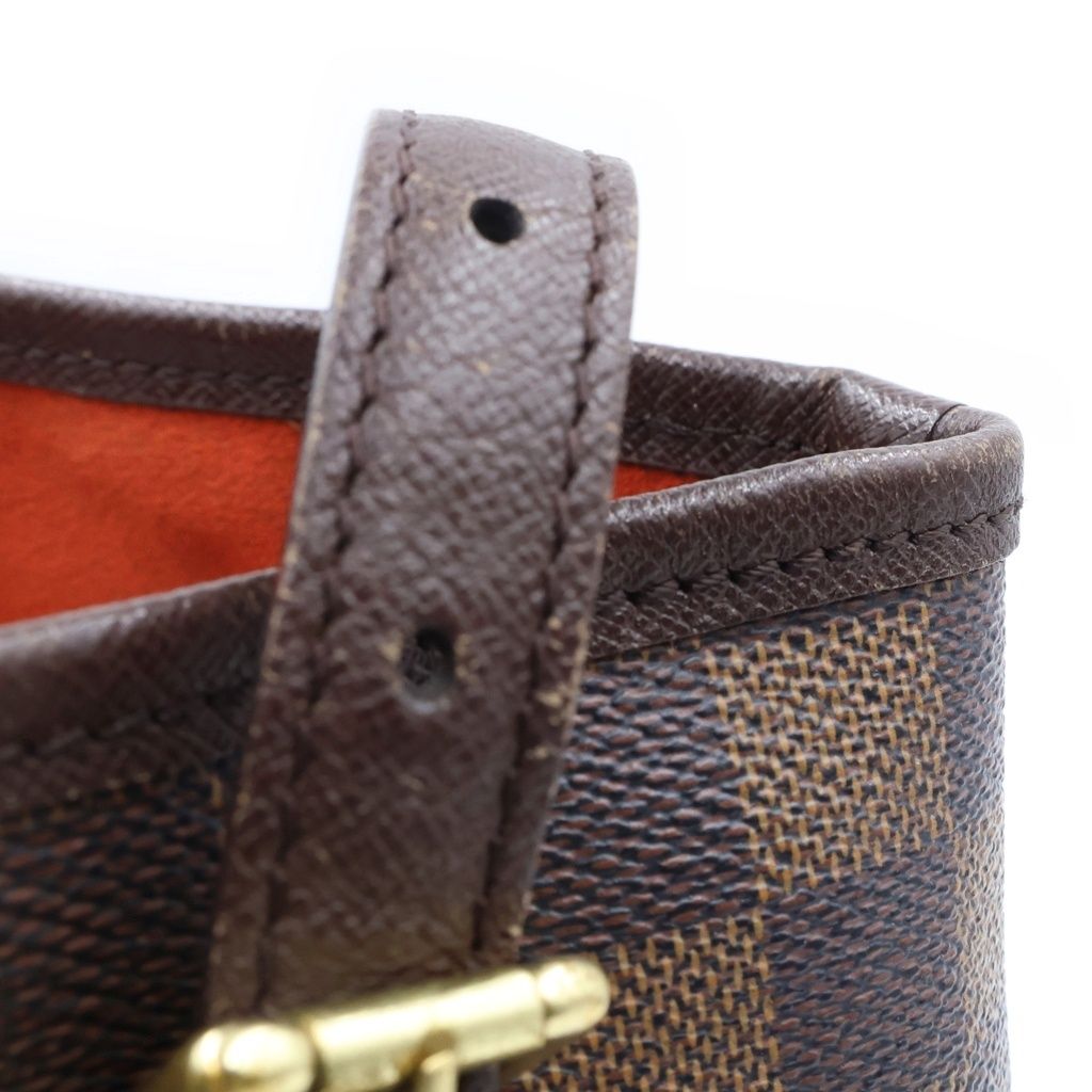 Louis Vuitton Damier Marais Handbag Brown Leather — view 8