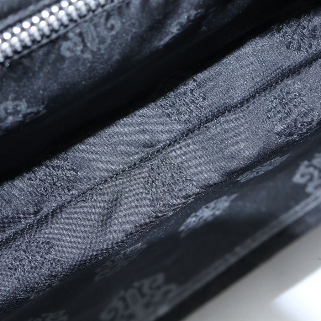 Chrome Hearts Dinner LG CH Cross Cannes Limited Large CH Suede Leather Clutch — view 8