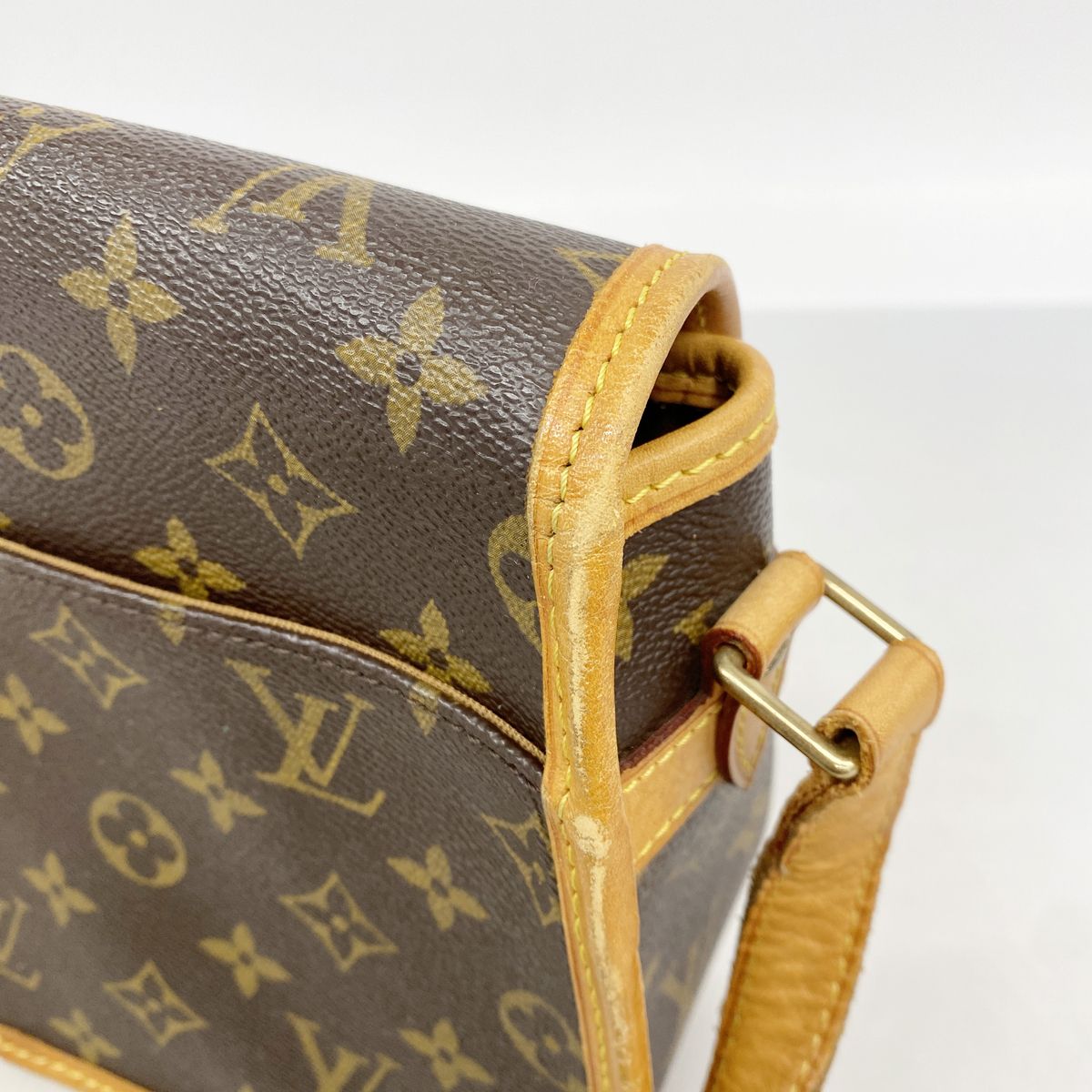Louis Vuitton Shoulder Bag Monogram Solonge Brown — view 8