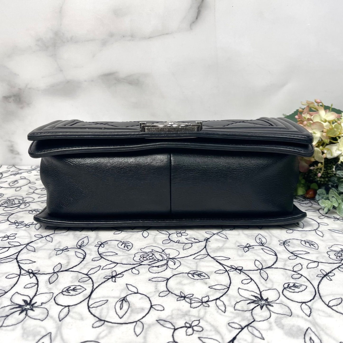 Chanel Quilted Boy Chain Shoulder Bag — view 8