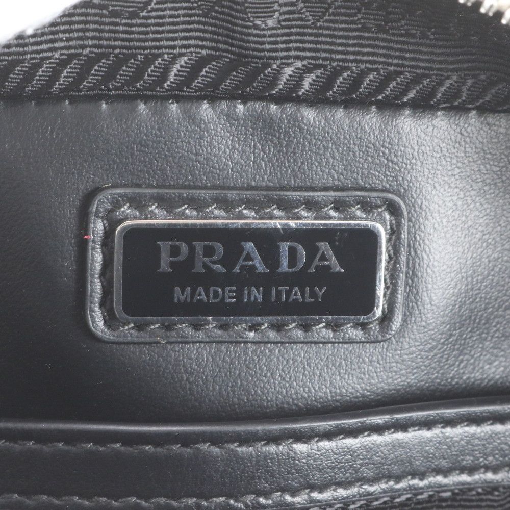 Prada Saffiano Leather 2-Way Belt Bag Crossbody Body Waist Pouch — view 8