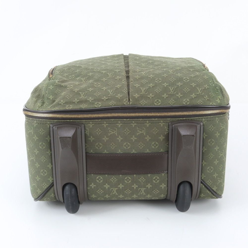 Louis Vuitton Monogram Mini Annette Leather Suitcase Carry Case Bag — view 8