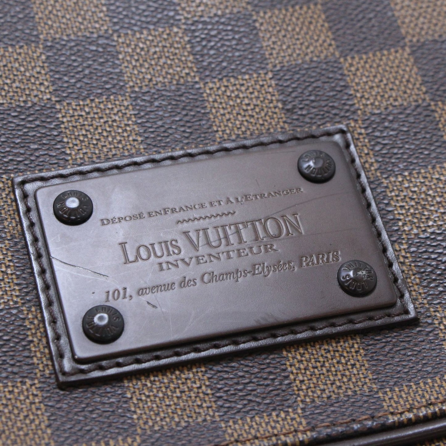 Louis Vuitton Brooklyn PM Shoulder Bag Damier Canvas — view 8