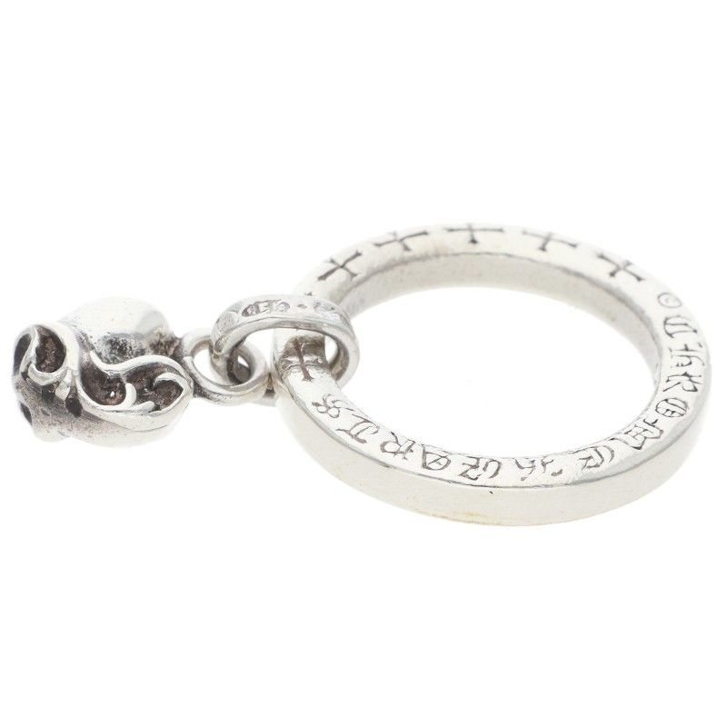 Chrome Hearts Ntfl Heart Motif Silver Ring — view 5