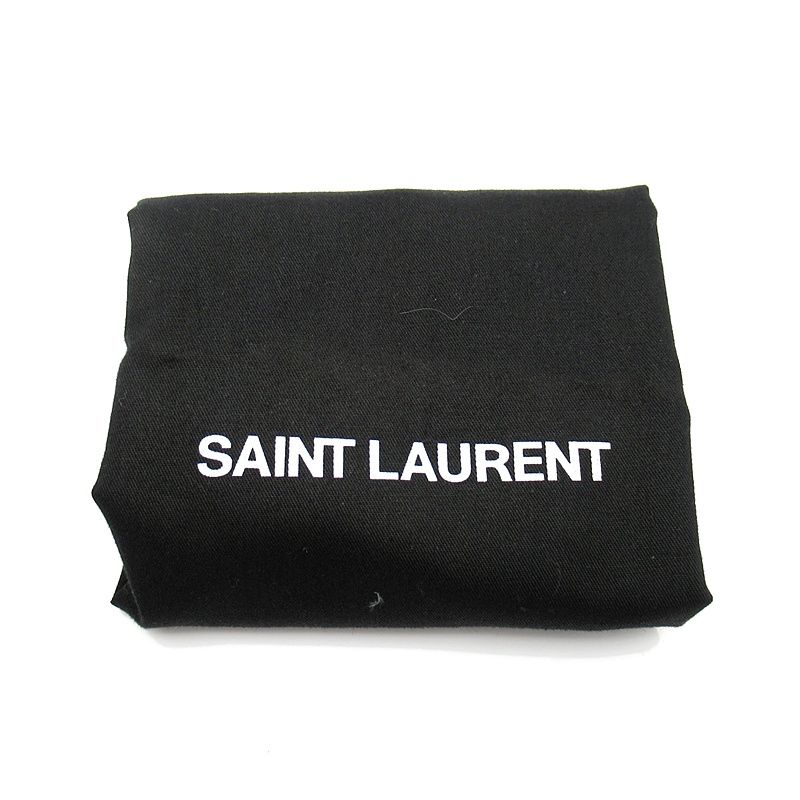 Saint Laurent Loulou Shoulder Bag Calfskin Black — view 8