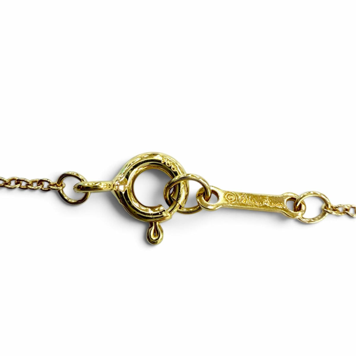 Tiffany & Co Sugar Stack Tourmaline Necklace Yellow Gold Pink — view 8