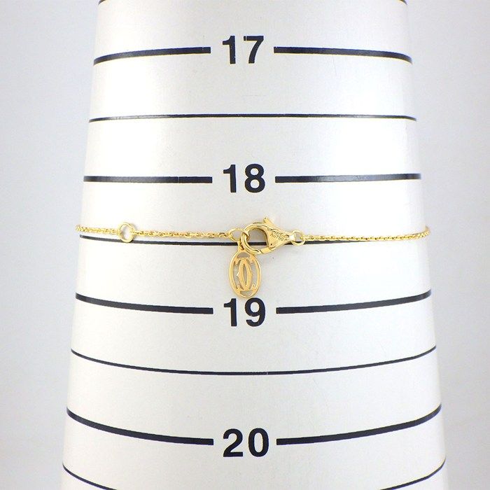 Cartier Bracelet D'amour Mini Model XS Diamants Legers Diamond 18k Yellow Gold — view 6