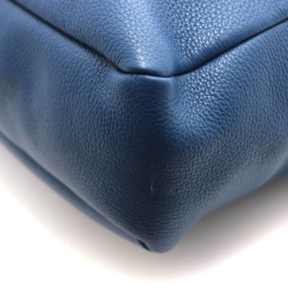 Prada Tote Navy Leather — view 8