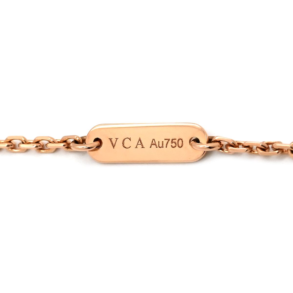 Van Cleef & Arpels Necklace Vintage Alhambra Pink Rose Gold PG Limited Edition — view 8