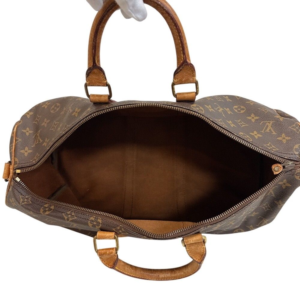 Louis Vuitton Sac Seau Monogram Boston Bag Brown — view 8