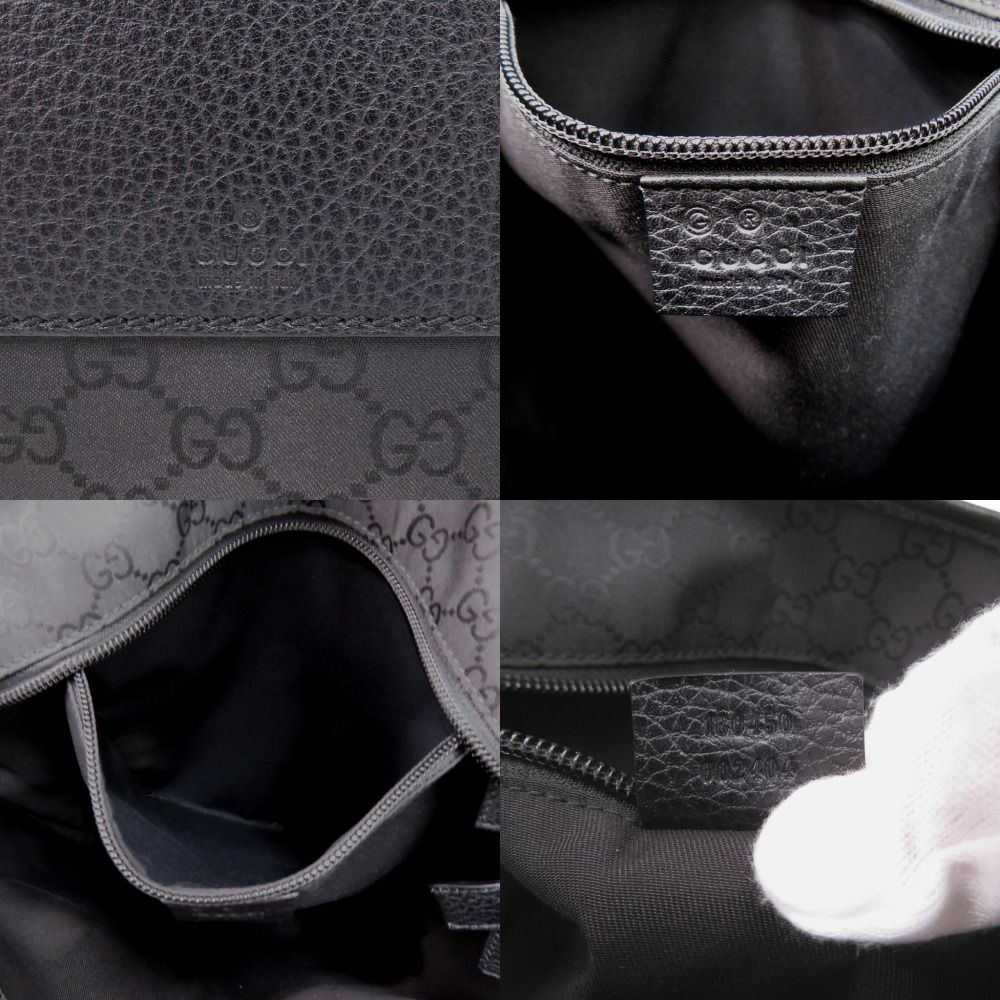 Gucci GG Canvas Nylon Black Tote — view 8